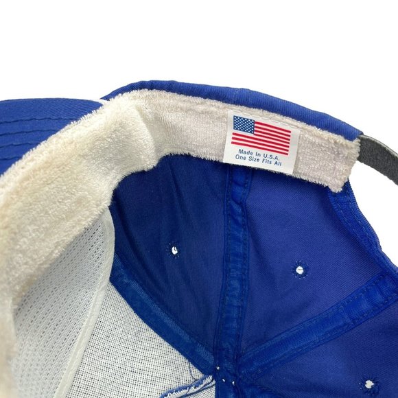 Vintage Miller Lite "Lite Beer" Adjustable Trucker Hat with Rope- Blue - Picture 8 of 12